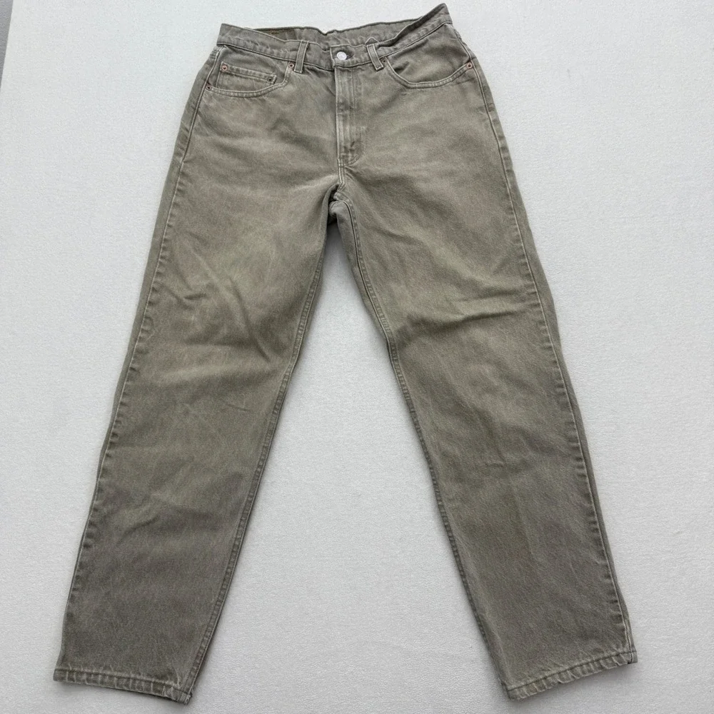 Vintage Levi's 550‎ Jeans Mens Size 34x32 Gray Relaxed Fit Denim Pants 80s/90s